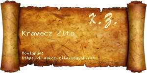 Kravecz Zita névjegykártya